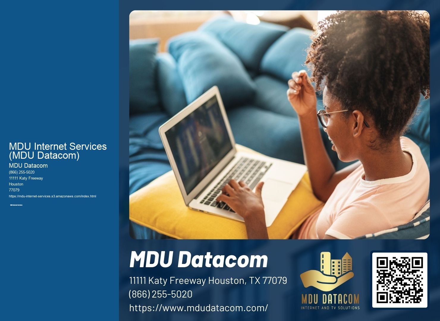 Can MDU internet services be customized to meet the specific needs of a business or residential building?